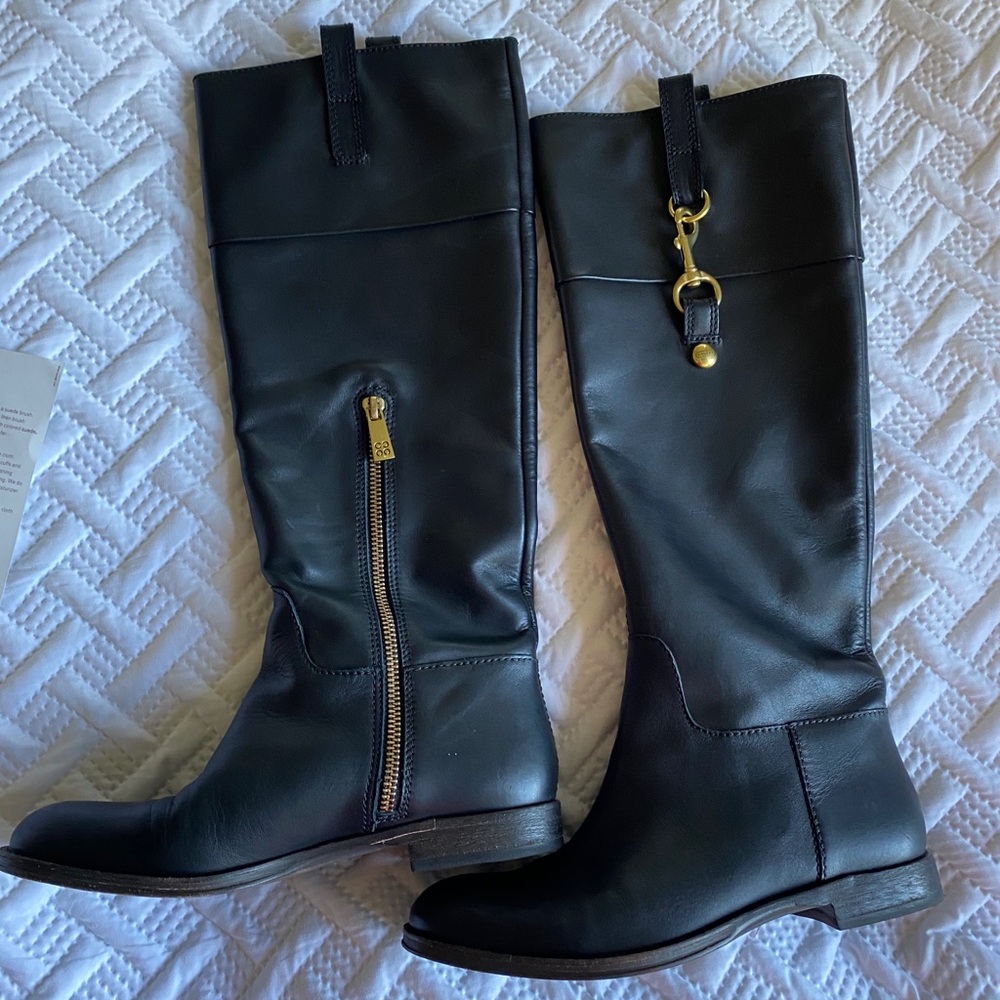 SOLD Coach Martta Leather Riding Boots